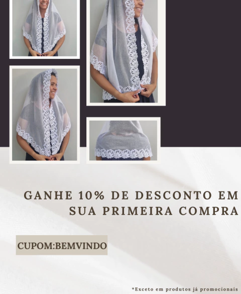 Imagem do banner rotativo Véus da Fer | A loja certa para comprar seu véu CCB.