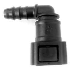 2 Engate Rápido Clic Filtro Flauta 90º 8mm E 9mm