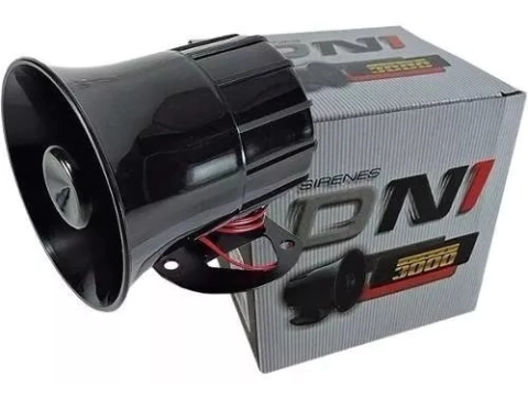 Sirene Alarme Guarda Noturno 1 Toque 12v