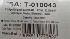 Sensor De Nivel De Combustivel Meriva/montana Gasolina