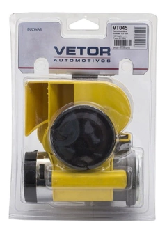 Buzina Maritima 2 Cornetas Ar 12v Caminhão Carro Moto