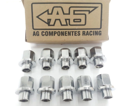 Jogo Parafuso Porcas Weld Curta M12 X 1,5 Com 10 Peças Ag