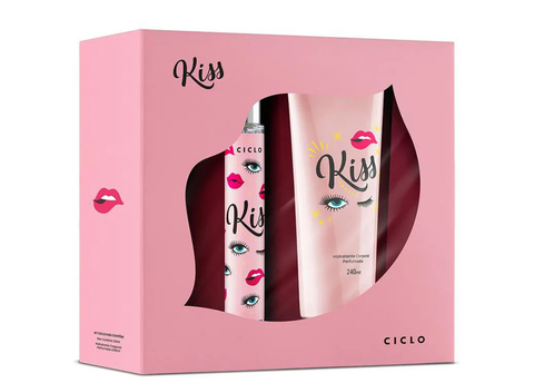 Kit Feminino Kiss Kiss (Good Girl) Ciclo Colônia 30 ml + Hidratante 240 ml - comprar online