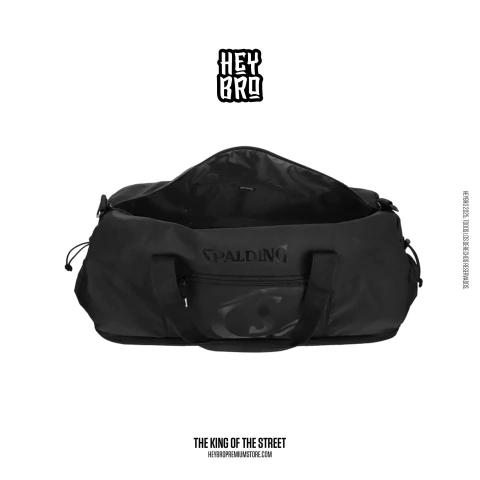 BOLSO FITNESS SPALDING DE ENTRENAMIENTO 30LTS - NEGRO