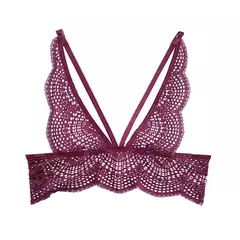 Soutien Top Renda Bordeaux Wings - comprar online