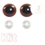 Kit olhos para amigurumi com trava de segurança (8, 10, 12 e 14 mm) - 4 pares - Círculo na internet