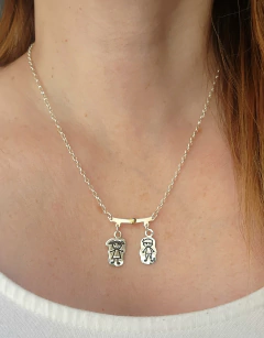 Cadena hijitos con puente - amamos el brillo