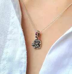 Dije Charm Corazón Árbol de la Vida en internet