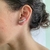 Brinco Ear Cuff Coração em Zircônia na internet
