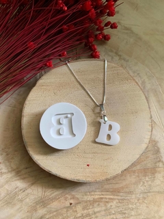 Molde de Silicone para Pingente Letras - loja online