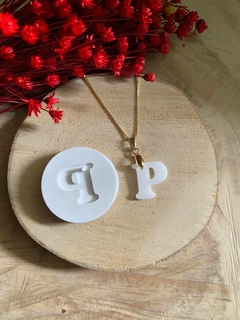 Molde de Silicone para Pingente Letras - Pandu Store