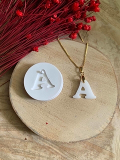 Molde de Silicone para Pingente Letras - loja online