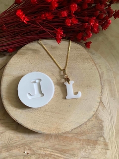 Molde de Silicone para Pingente Letras