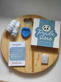 Kit Pingente de Leite Materno Coração Grande - comprar online
