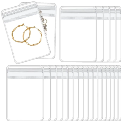 Saco Zip Hermético PVC Transparente 9x13cm - Pct c/ 100