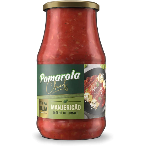 Molho de Tomate Pomarola 420g Manjericão