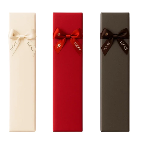 Caixinha de Papel para Bijuterias 4x21cm - Pct c/ 12 un