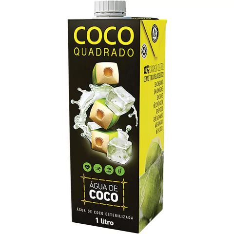 Água de Coco Coco Quadrado 1L