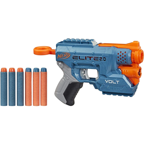 Lança Dardos Nerf Elite 2.0 Volt SD-1, c/ 6 Dardos Oficiais e Mira - Hasbro