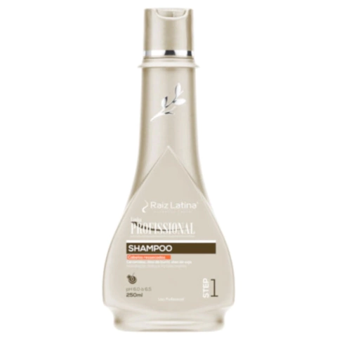 Raiz Latina, Shampoo Cabelos Ressecados, Ceramidas, Step 1, 250 ml