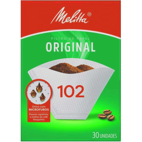 Filtro de Papel 102 Melitta - 30 Unidades