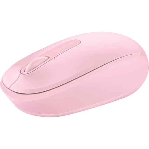 Mouse Microsoft 1850 sem fio, USB, Rosa