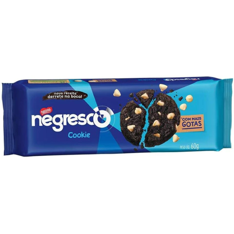 Cookie, Gotas de Baunilha, Negresco, 60g