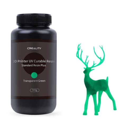 Resina Standard LCD Plus Transparente Verde 0,5kg