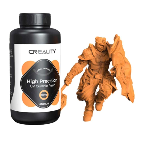 Resina 3D Alta Precisão Creality Laranja 1kg