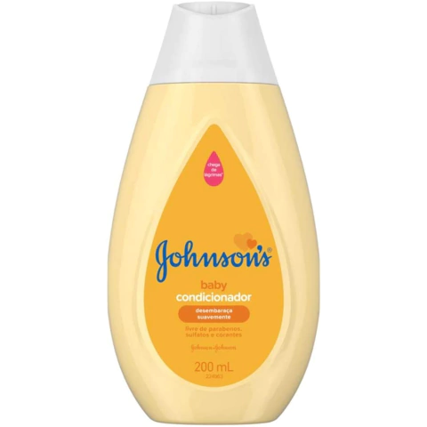 Condicionador Regular, Johnson's Baby, Amarelo, 200 ml