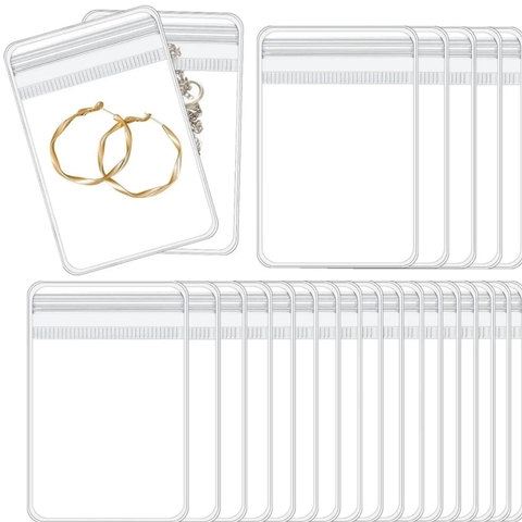 Saco Zip Hermético PVC Transparente 6x8cm - Pct c/ 100