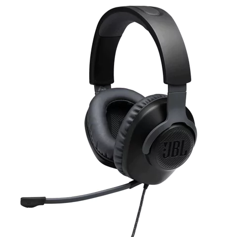 Headphone Gamer JBL C/ Fio Quantum 100 Preto