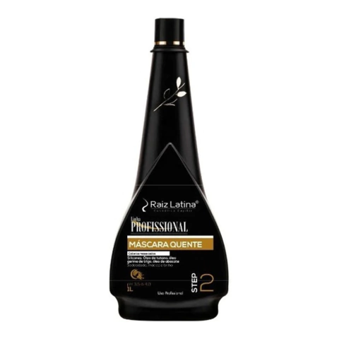 Raiz Latina Máscara Quente, Nutrição Instantânea, Step 2 profissional, 1L
