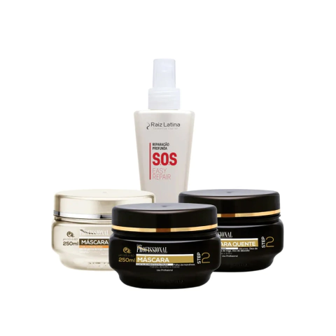Raiz Latina Kit Cronograma Capilar Recuperação