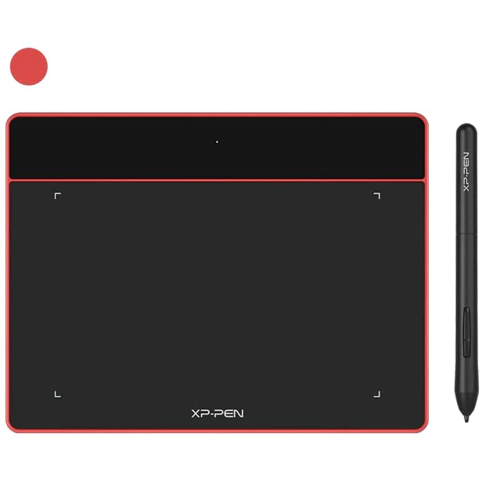 Mesa Digitalizadora XP-PEN Deco Fun S Vermelha