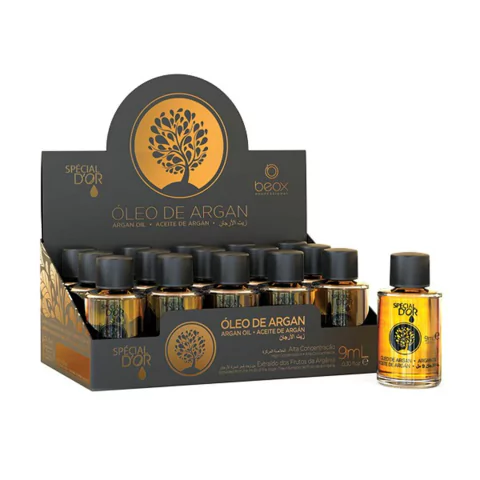 Beox professional Spécial D’or | Óleo de Argan | alta concentração | 9ml - 15 unidades