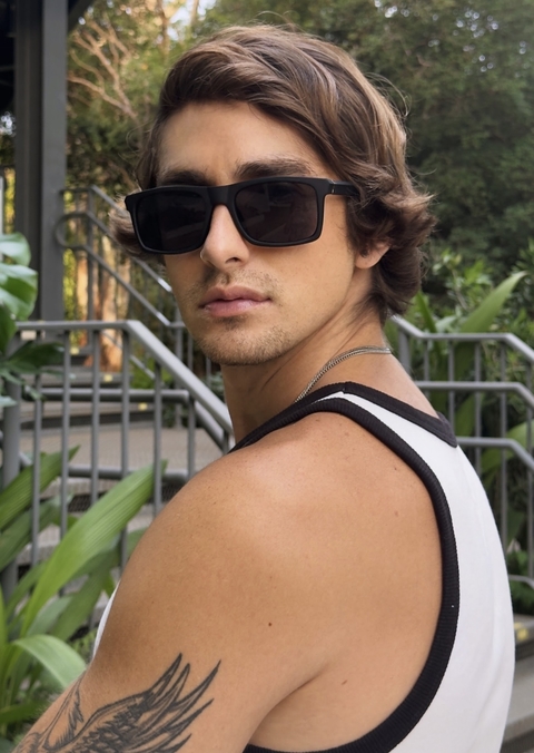 Óculos de Sol Solano • S•70 • Masculino • Quadrado • Básico-24.09 - comprar online