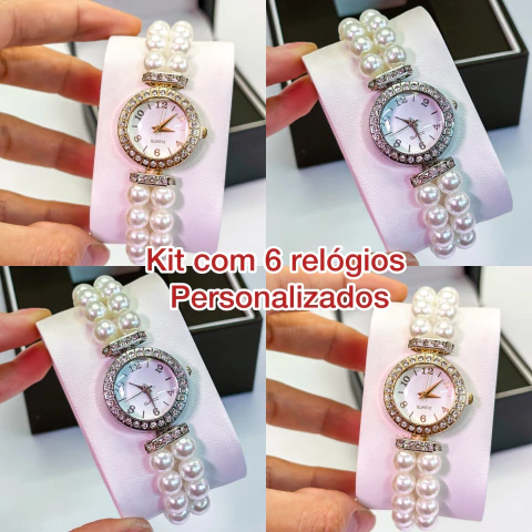 Kit com 6 Relógios Personalizados (Não acompanha caixa) - comprar online