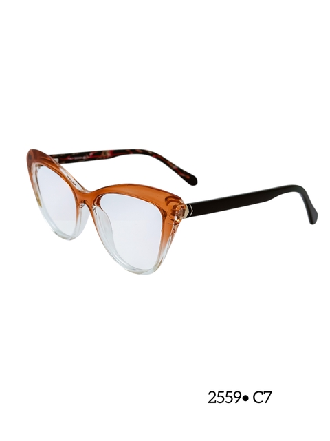 Armação para Grau BARBARA • 2559 • GATINHO • Acetato • Haste molas flexíveis • Ponta de agulha - comprar online