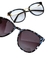Óculos CLIP-ON 2 em 1 CLIPX • H•25048 • ARMAÇÃO + SOLAR • METAL + TR90 • HASTE COM MOLAS - loja online