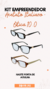 KIT ACETATO ITALIANO • ÓTICA 10.0• ESTOJO CANDY + SACOLA + FLANELA + PERSONALIZAÇÃO - comprar online