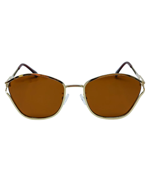 Óculos de Sol Stellar •XFG5607 • Geométrico • Metal • Tendência - - Tassia Nunes Atacado