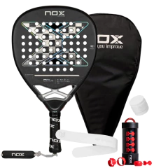 Raquete de Padel NOX AT10 ATTACK 18K 2024 - BY AGUSTÍN TAPIA - comprar online