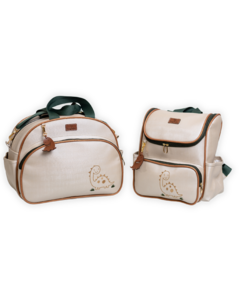 Conjunto Bolsa G e Mochila - Coleção DINO - Arte e Companhia