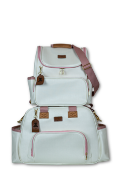 CONJUNTO BOLSA G E MOCHILA - COLEÇÃO ELLEN CORANO - ARTE E COMPANHIA - Baby & Companhia