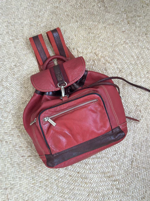 MOCHILA COURO LEGÍTIMO