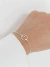Pulseira círculo onda