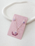 Pulseira 3 corações lilás