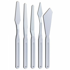 SET ESPATULAS PLASTICAS X5