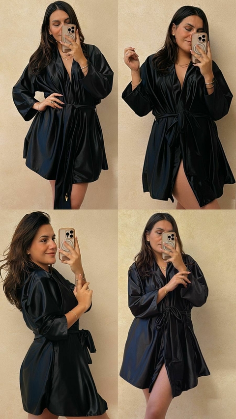 Bata de satin